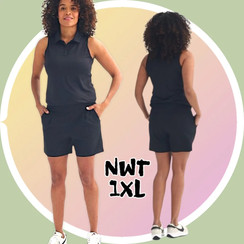 NWT 1XL Athletic & Golf Shorts w 2 Front & 2 Back Pockets